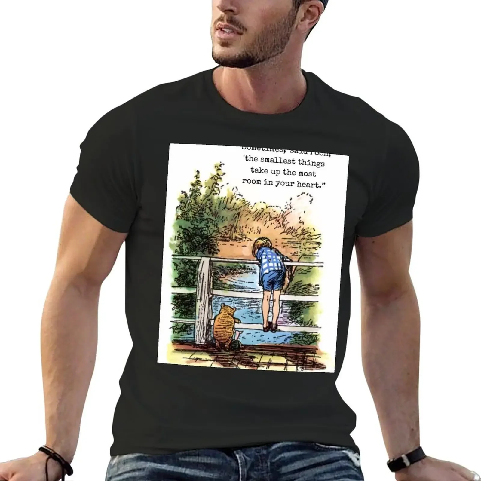 The smallest things take up the most room in your heart T-Shirt cute clothes quick drying men t shirts high quality