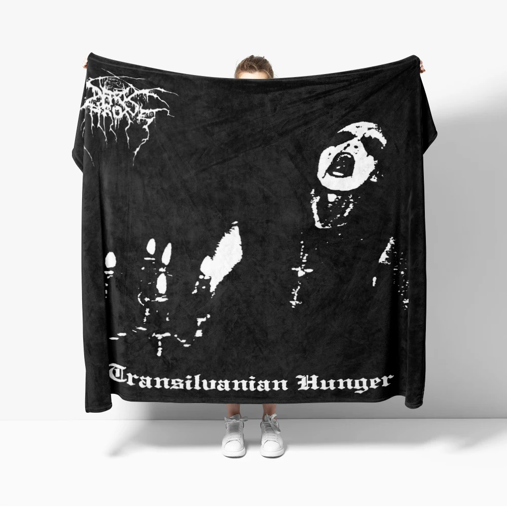 Heavy Rock Band D-Darkthrones Flannel Blanket for Sofa Decoration Film Blanket Rock Band Throw Blankets For Bed