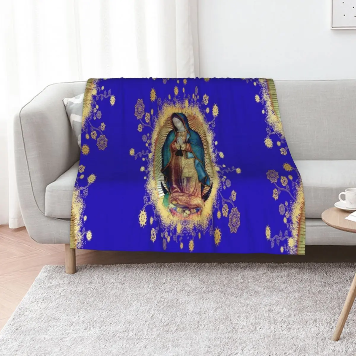 Our Lady of Guadalupe Mexican Virgin Mary Mexico Tilma 20-103 Throw Blanket Vintage Shaggy Cute Blankets