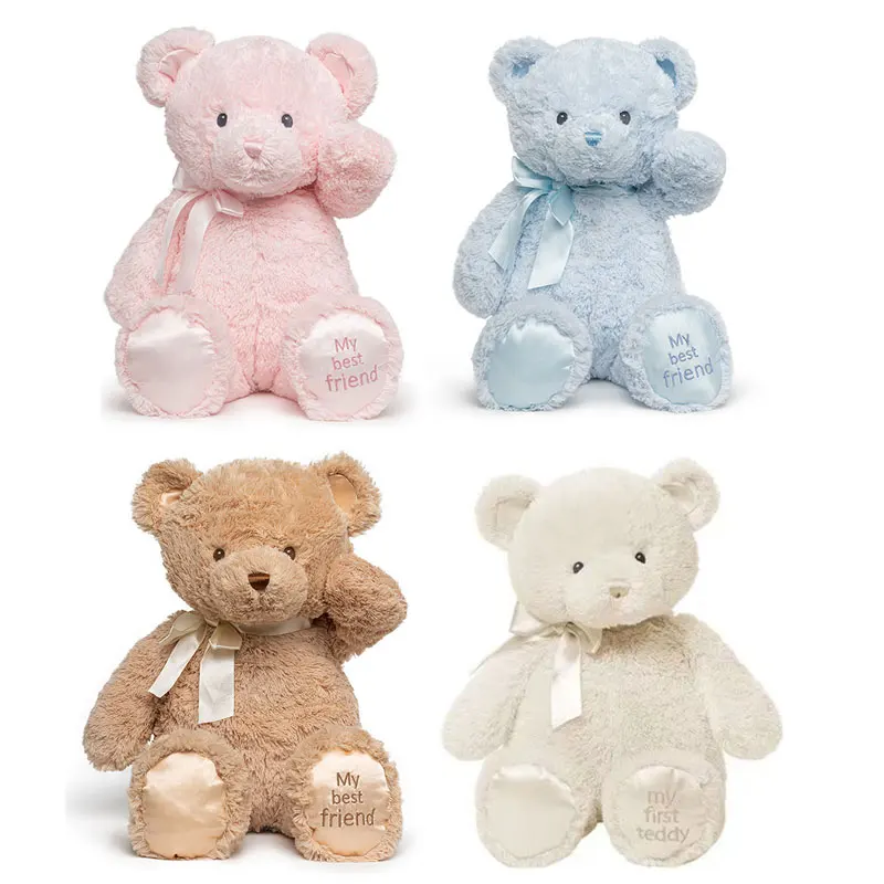 

New 28cm And 36cm Teddy Bear TEDDY STORY Same Style Plush Animal Comfort Plush Toy For Friends Christmas Gifts For Children