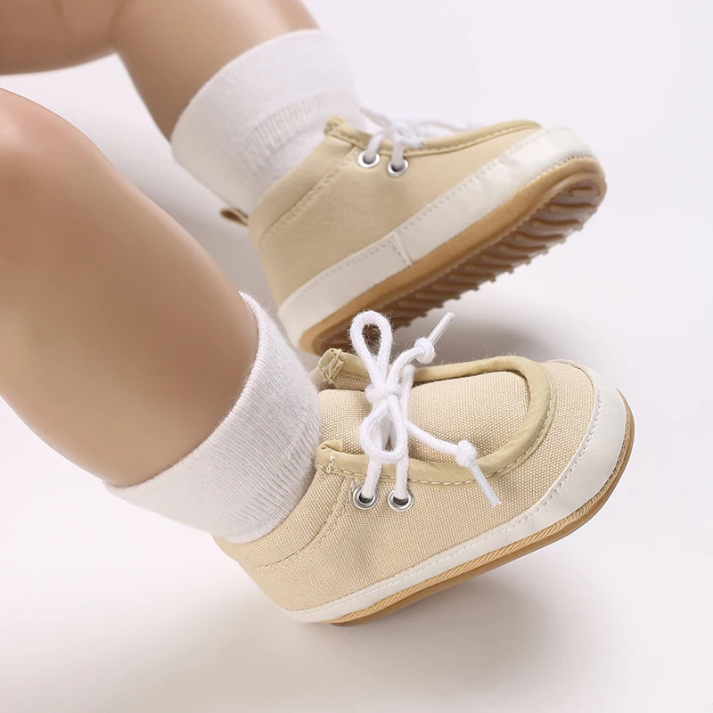 Modische Frühlings- und Herbst-Babyschuhe 0-18 Monate, Kindersportschuhe, Jungen-Schuhe mit weichen Gummisohlen, rutschfeste Babyschuhe zum Laufen, Freizeitschuhe – Detail 4