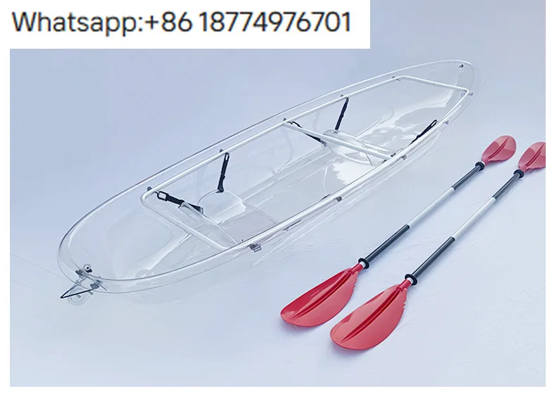 

1-Person Transparent Design Clear Crystal Ka Water Sightseeing Park Boat for Surfing