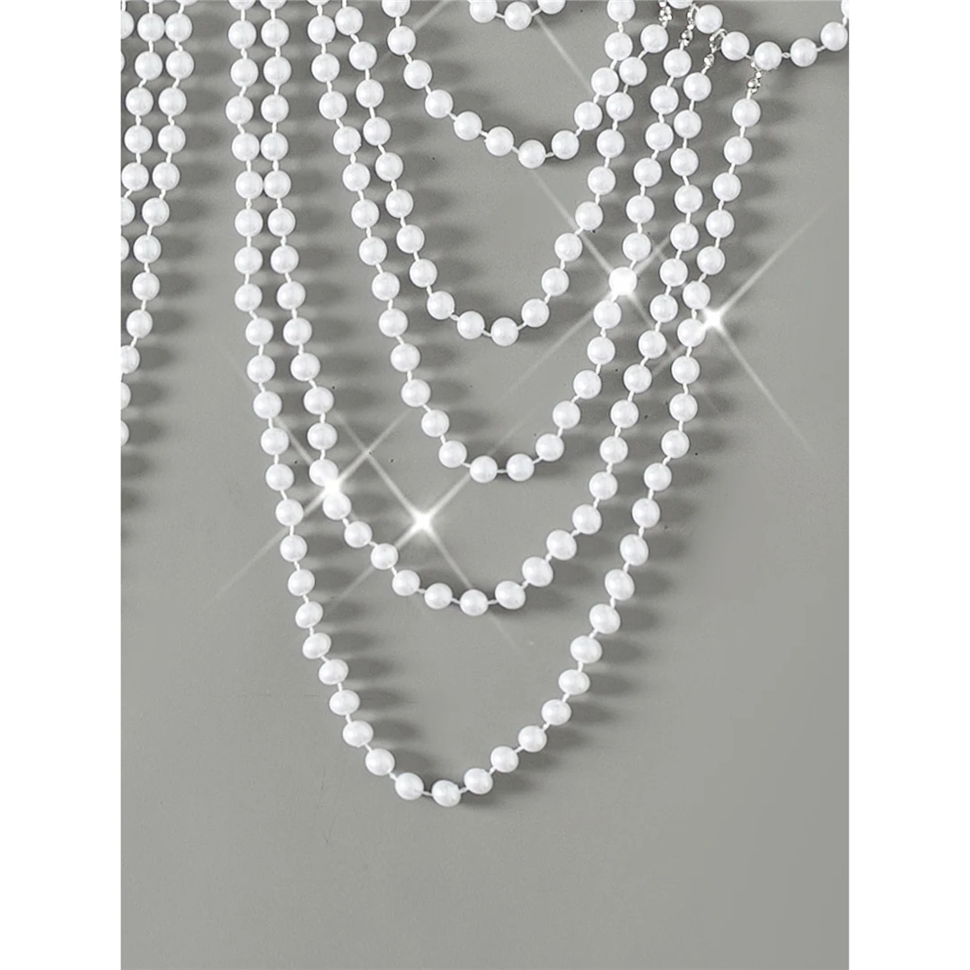 Luxuriöses Perlen-Neckholder-Bikini-Oberteil, durchsichtig, Damen-Badeanzug, Badebekleidung, Badeoberteil, Badeanzug, Badebekleidung, Badeoberteil mit Ausschnitten, Strandtop V5407 – Detail 18