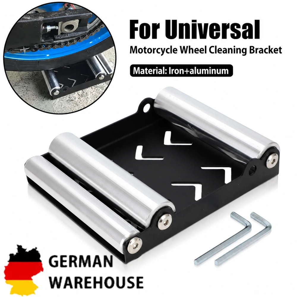 Motorrad-Kettenreinigungsrolle, Hebebühne, Reifenreinigungsständer, Reifenwaschhalterung, langlebig, universell für KTM, Suzuki, YAMAHA, Kawasaki, Q20, Surron, Lighttbee, Ultrabee, IN10, TST, Tuttio,