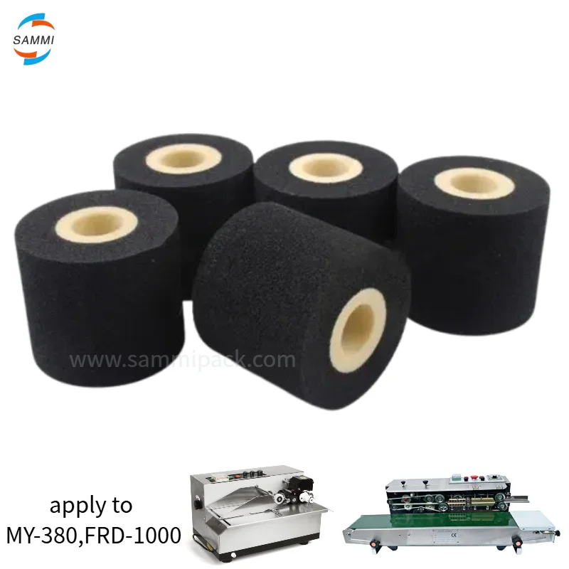 Ink Rollers For Solid Ink Band Sealer Plastic Bag Sealing Machine,Solid Ink Coding Machine Ink Roller 36*32MM/36*16MM