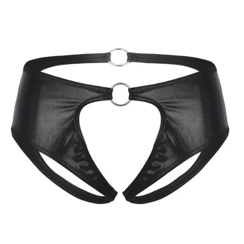 

Sexy Lingerie Men Open Crotch G String Mini Swimming Trunks Micro Thong Erotic Underwear Exposed Peni Erotic Langerie Gay Pantie