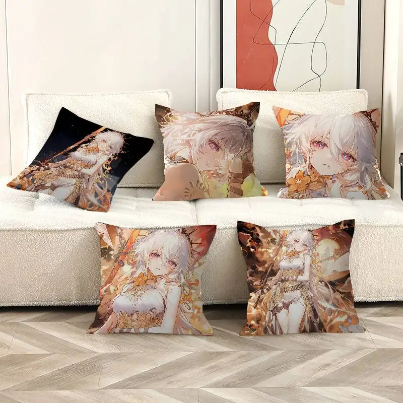 Cartoon Cinderella Pillow Gift Home Office Decoration Bedroom Sofa Car Cushion Cover case 45x45