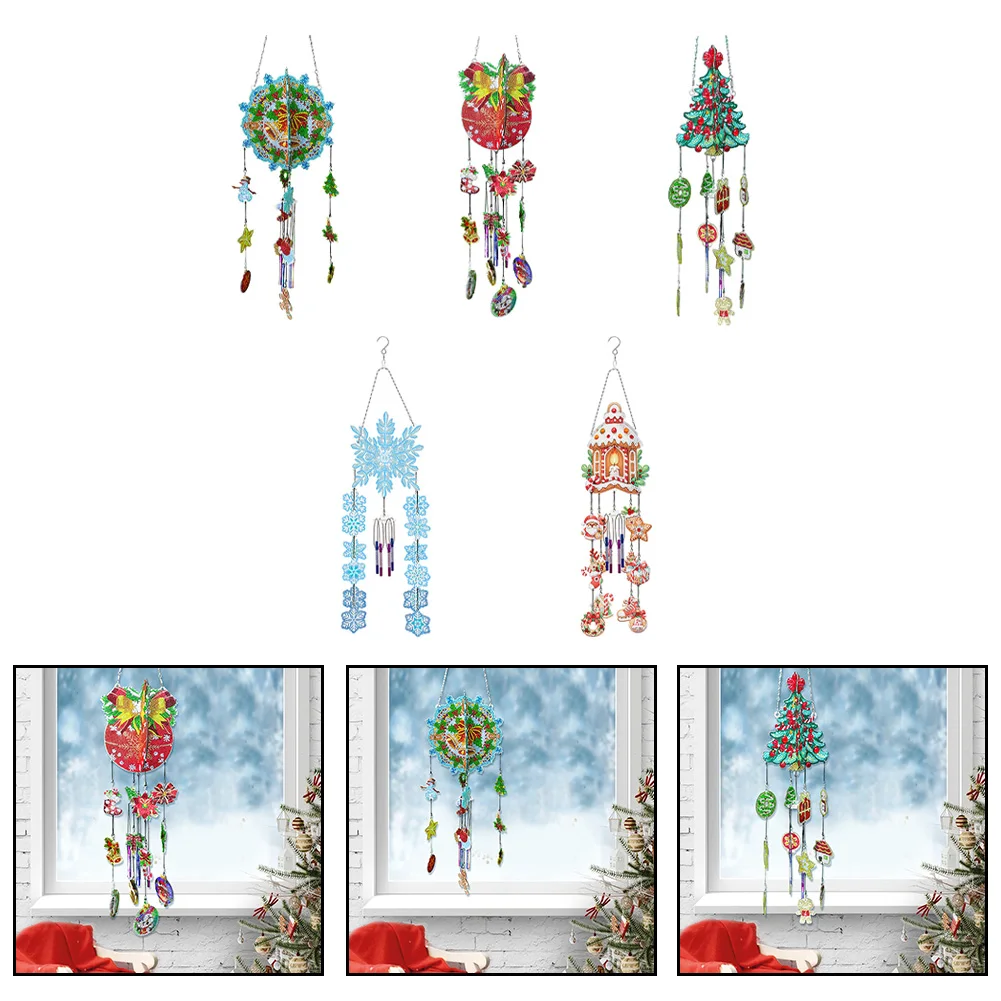 

Eye-catching Christmas Diamond Pendant Diamond Cross Embroidery Strong Display Versatile Decoration Easy To Assemble