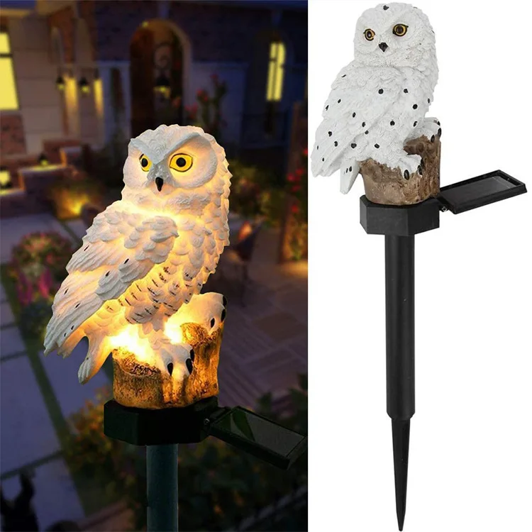 

Solar Lawn LED Ground Plug Light Owl Personality Courtyard Light Outdoor Waterproof Villa Garden Decoration Light