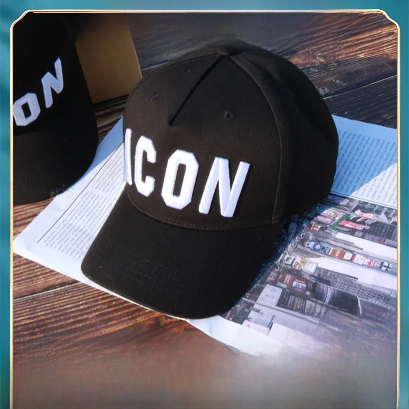 Gorra de béisbol con bordado 3D de alta calidad, sombrero de algodón con tapa redonda de ala ancha Unisex para todas las estaciones