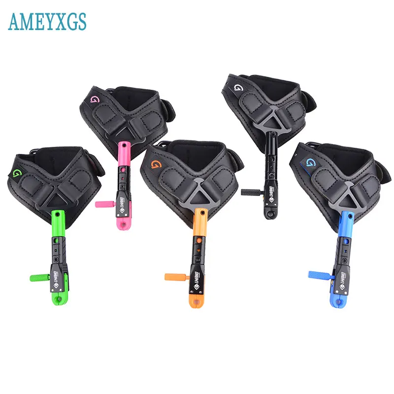 

Archery Wristband Release Aid Compound Bow Shooting Thumb Trigger Caliper Release Adjustable Sensitivity For Hunting Accessories