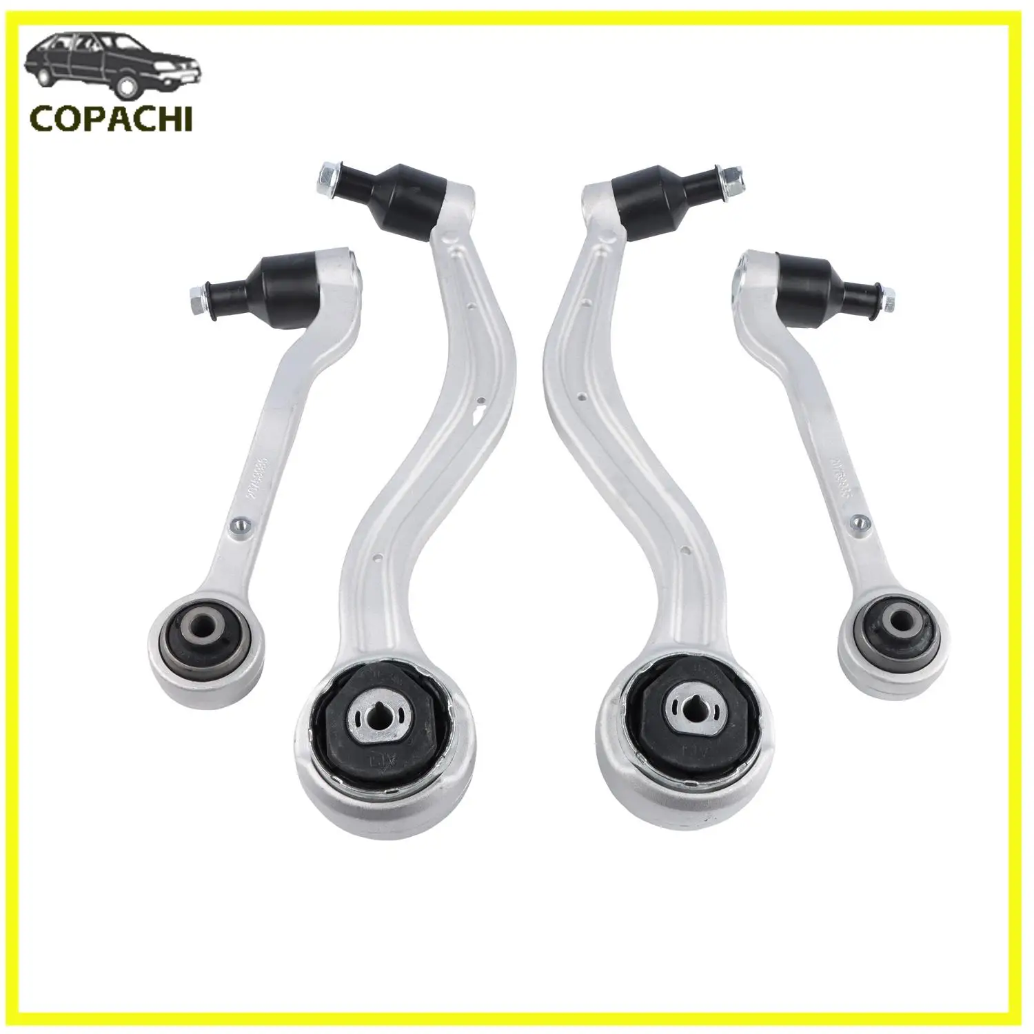 4pcs Front LH & RH Lower Forward & Rearward Suspension Control Arm MS501277 MS501278 MS501281 MS501282 For Cadillac ATS Car