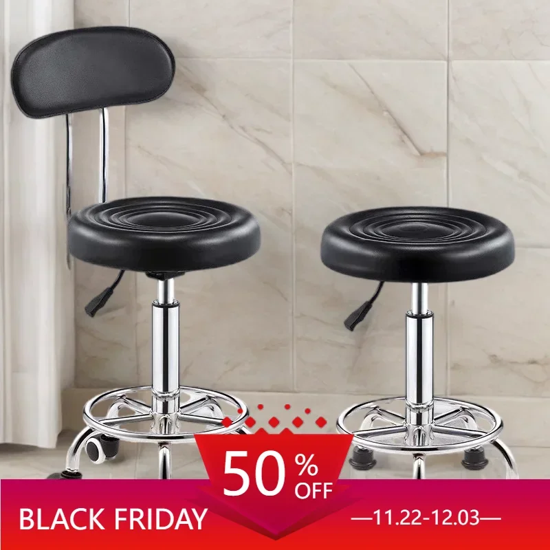 Kitchen Stools Modern Design Chairs Barber Shop Gamer Furniture Armchair Metal Leather Transparent Beauty Salon Home Nordic