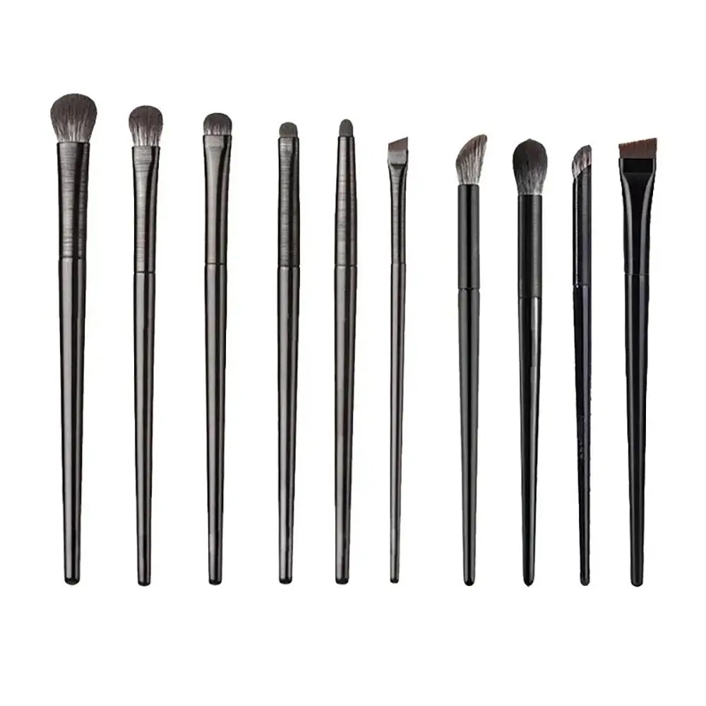 10 قطعة/المجموعة العين التفاصيل فرشاة عينيه فرش لينة الخشن الصغيرة كحل فرشاة ماكياج العين لطخة Undercover كحل