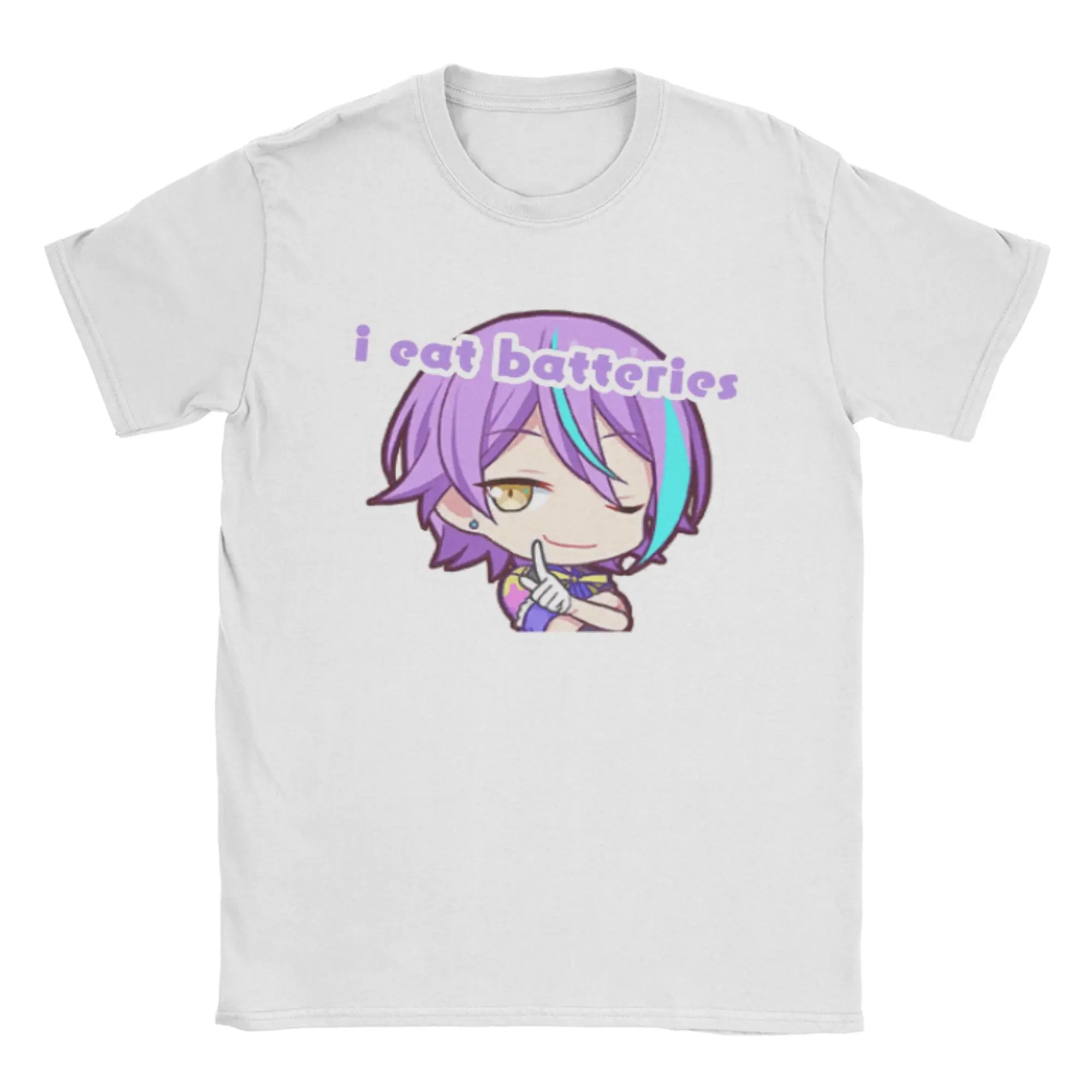 

Rui K-Kamishiro T-Shirt Summer i eat batteries Cotton T Shirts For Adult Hip Hop Pattern Tshirt Short Sleeve Y2K Basic Clothing