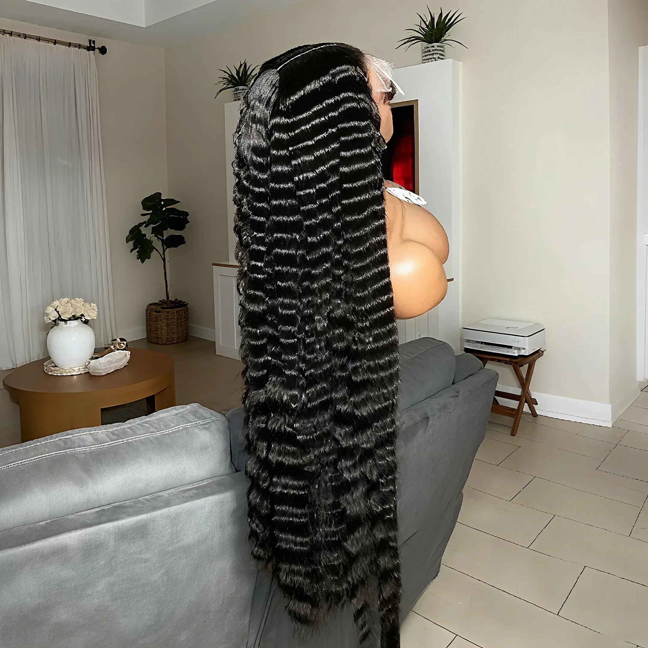 

250% Deep Wave 13x6 HD Lace Frontal Wig Human Hair Curly Wigs Human Hair Water Wave Lace Front Wig For Women 200 Density 34 Inch