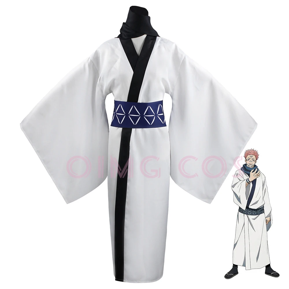 Ryomen Sukuna Cosplay Costume Japanese Anime Game Uniform