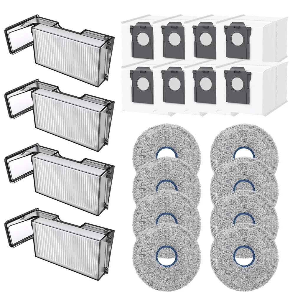 For DreameX60 Max for Ultra Complete /X60 Master Side Brushes Filters Mop Cloth Bags Cleaning Tools Home Appliance Parts