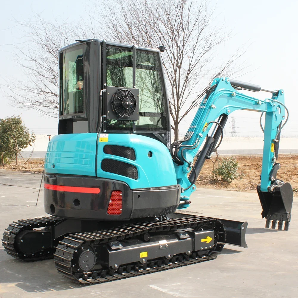 QILU 3.5 Ton Compact Mini Crawler Excavator For Sale Earth Moving Machinery