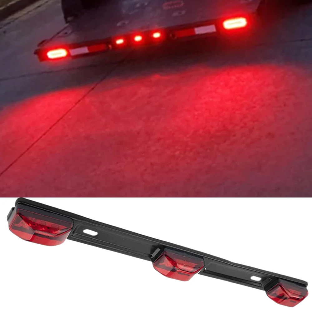 

1Pcs Clearance LED Light Bar Rear Red 9 LED Marker Clearance Light Truck Trailer ID Bar Light Fit for 12V Cars Lorries Auto Part