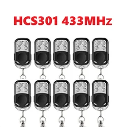 Duplicator HCS301 Garage Remote Control 433mhz Gate Door Commands Opener 433 92mhz Rolling Code Clone Access Portal Fixed Code