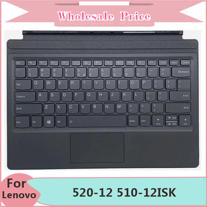 

New Original For Notebook MIIX 520-12 510-12ISK 525-12IKB Tablet Portable External Docking Magnetic Keyboard With Backlight