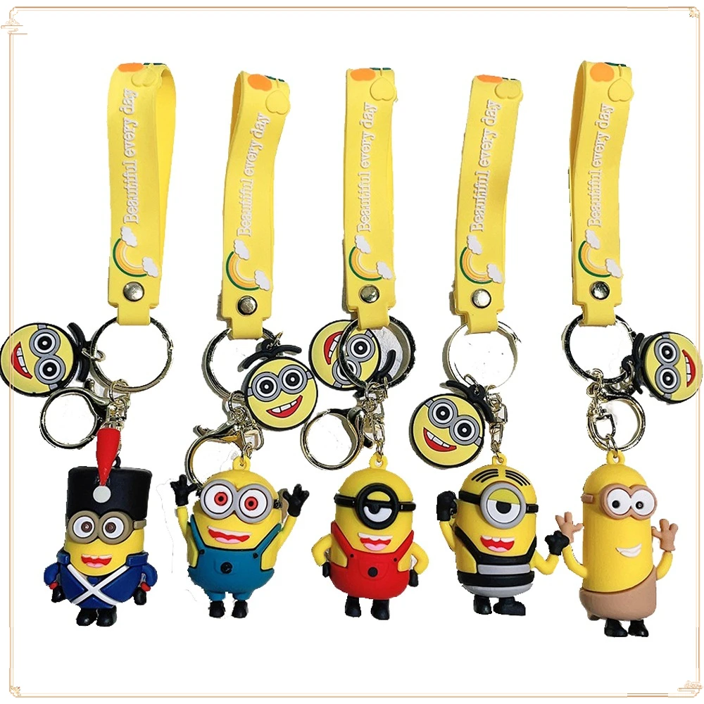 

Minions Doll Exquisite Keychain Cute Car Keychain Backpack Decoration Pendant Child Bestie Lovers Pendant Gift Multiple Choice