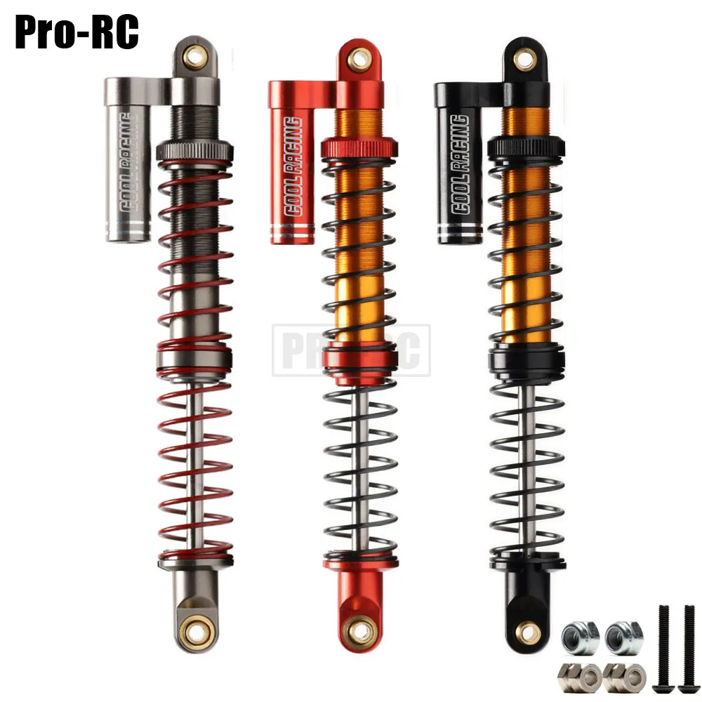 

2Pcs Aluminum Alloy Oil Shock Absorber 90/95/100/105/110/115MM for 1/10 RC Crawler Car AXIAL SCX10 II TRX4 D90 CC01