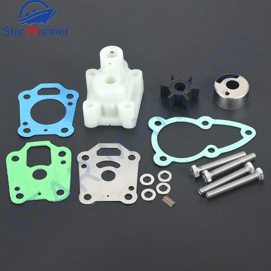 

Ремкомплект водяного насоса 8M0155395 с корпусом для подвесных лодочных моторов Nissan Tohatsu 4HP 5HP 6HP M4C MFS4B M5B MFS6B