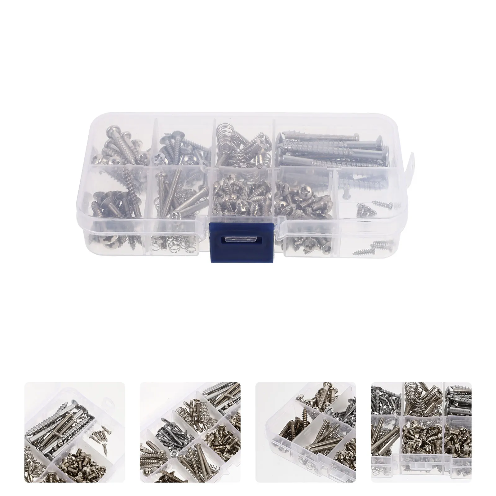 

240 Pcs Electric Guitar Bass Accessories Stainless Steel Screws Durable Mini Easy Install Perfect For Guitars Guitar Parts