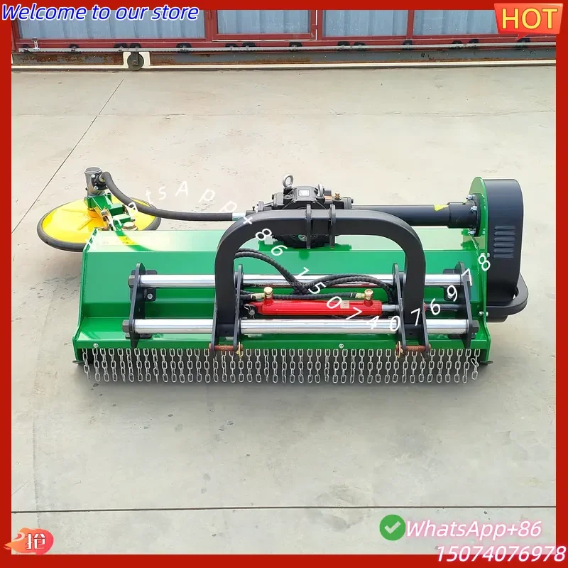 2026 Flail Collision Design Farm Agricultural Tractor Field Orchard Large Area Trimming Obstacle Avoidance Grass Mower