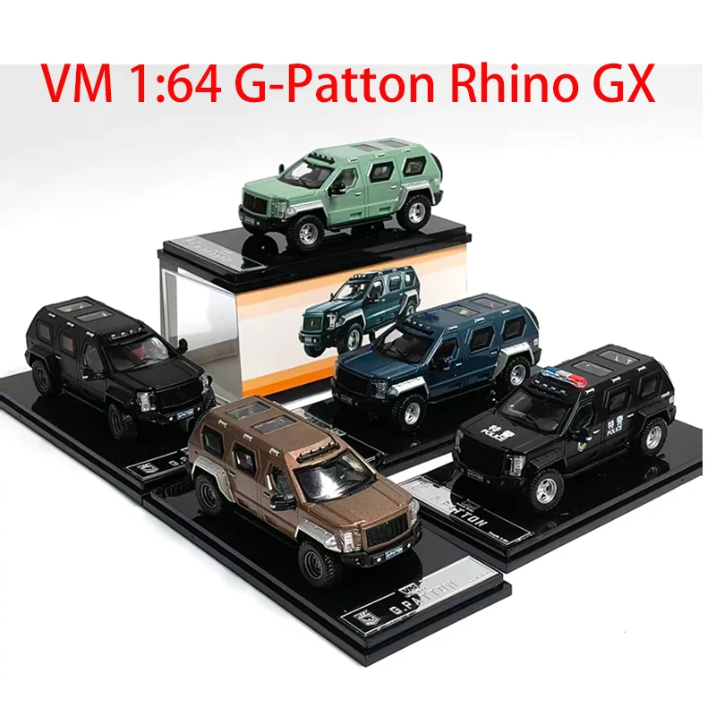 VM Diecast 1:64 Scale G-Patton Rhino GX Alloy Car Model For Collection& Display & Gift