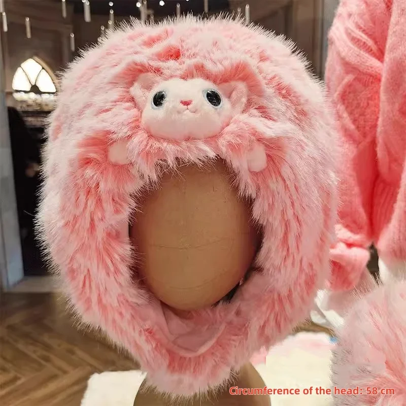 

Пекинский кинопарк Magic Academy Pet Плюшевая розовая вязаная шапка Домашние носки Чашка воды Сувенир