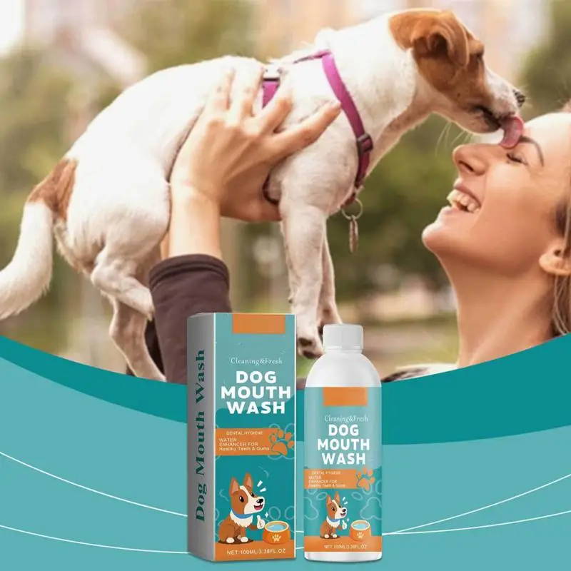 

Освежитель дыхания для собак, вода, 100 мл, освежитель для чистки зубов, эффективный очиститель зубов для собак, натуральный освежитель для чистки зубов