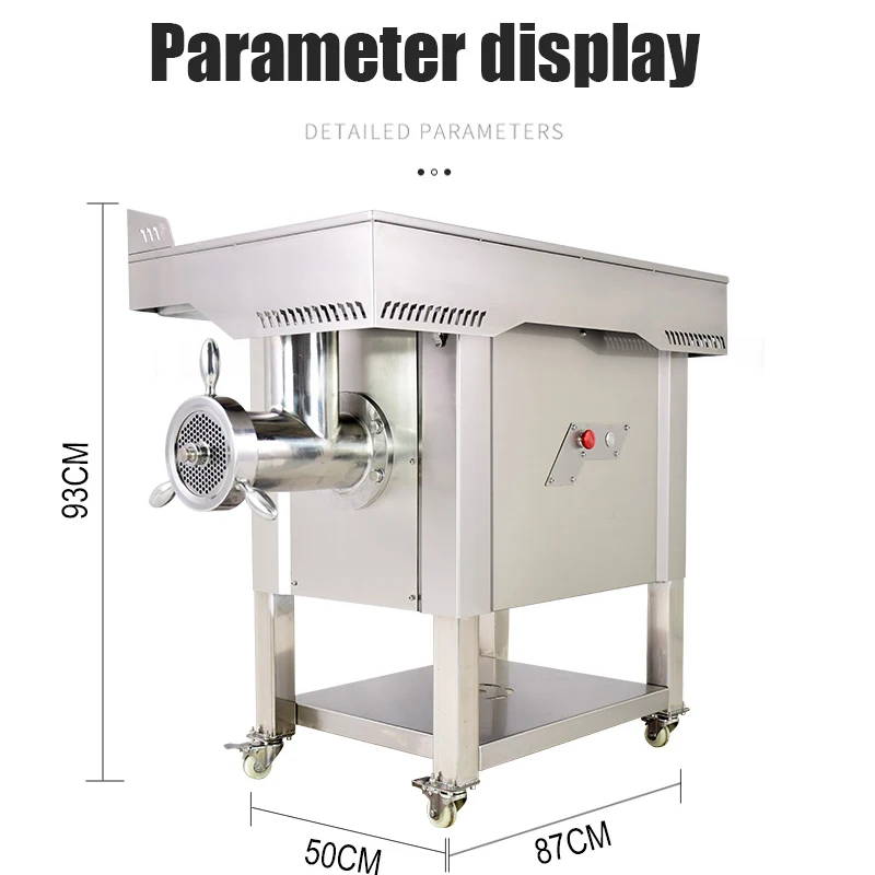 Commercial  Heavy Duty Electric Frozen MeatBone Grinder Industrial Stainless Steel Coconut Meat Mincer view 5