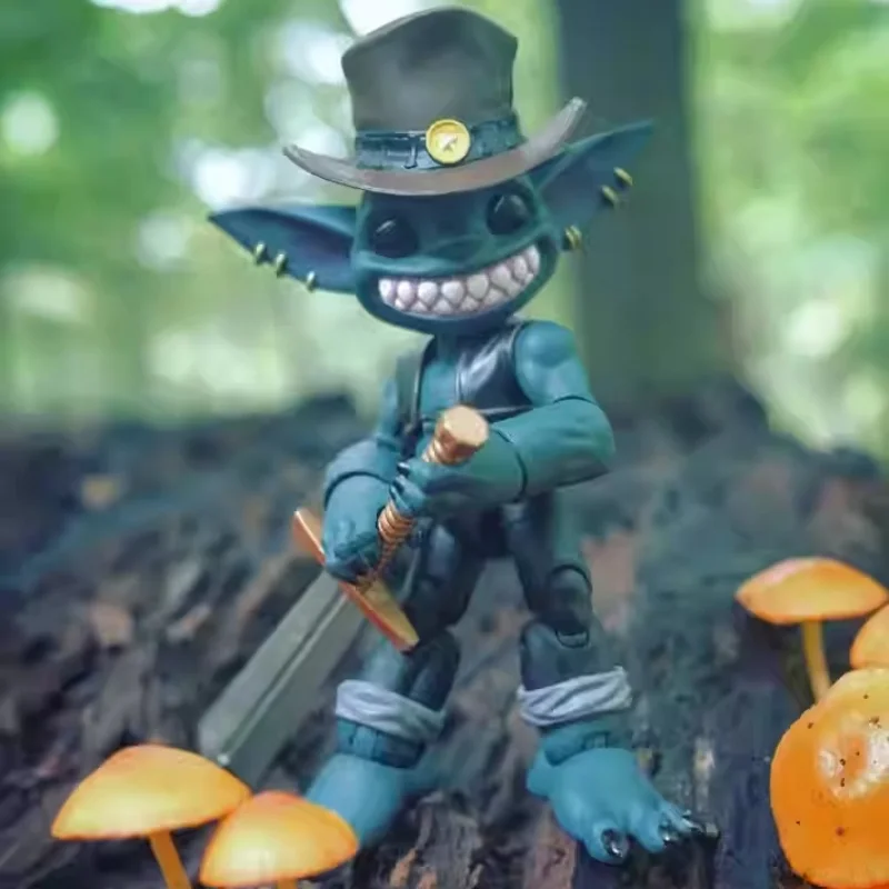 Figura de acción de 4 pulgadas de la serie Goblin 1 Wave, escala 1/12, juguete coleccionable temático de Halloween para niños, decoraciones de mesa, regalo 2025
