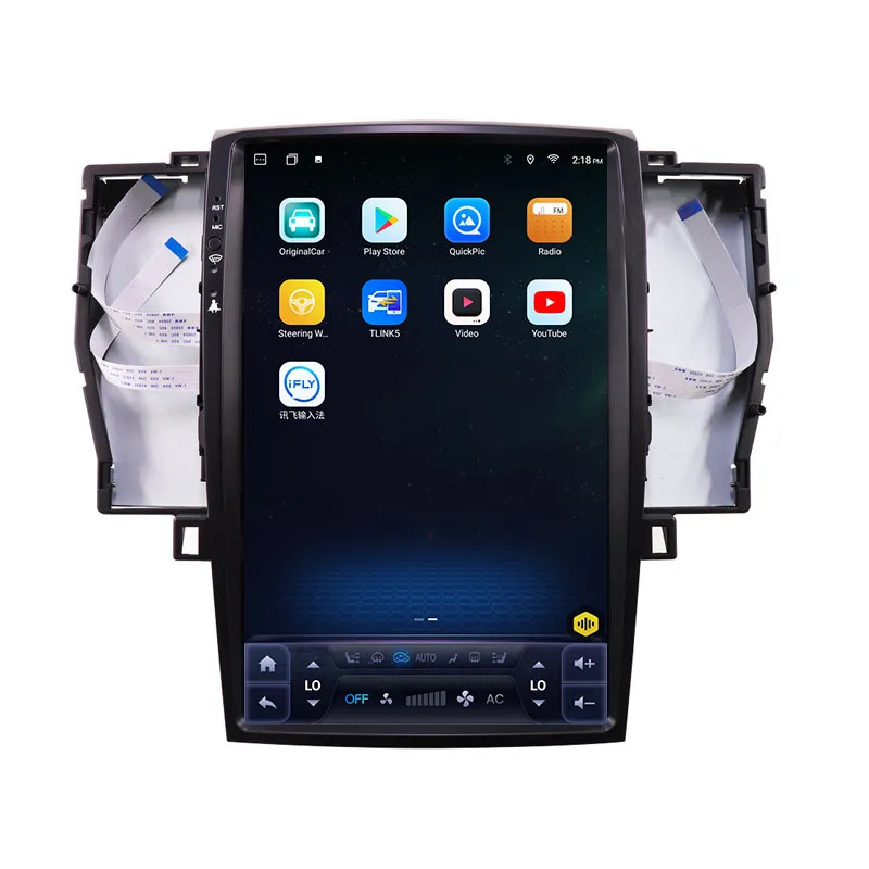 Android Tesla Style Suitable for Toyota CrownCrown 05-09 Vertical Screen Android navigation large screen dedicated machine13.3In