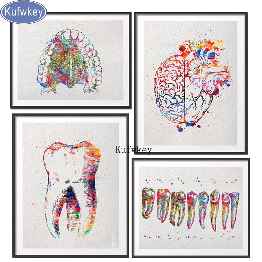 Tooth,Brain,Heart,Diy Diamond Painting full square/round diamond Embroidery Easter gift diamond Mosaic art Clinic decor