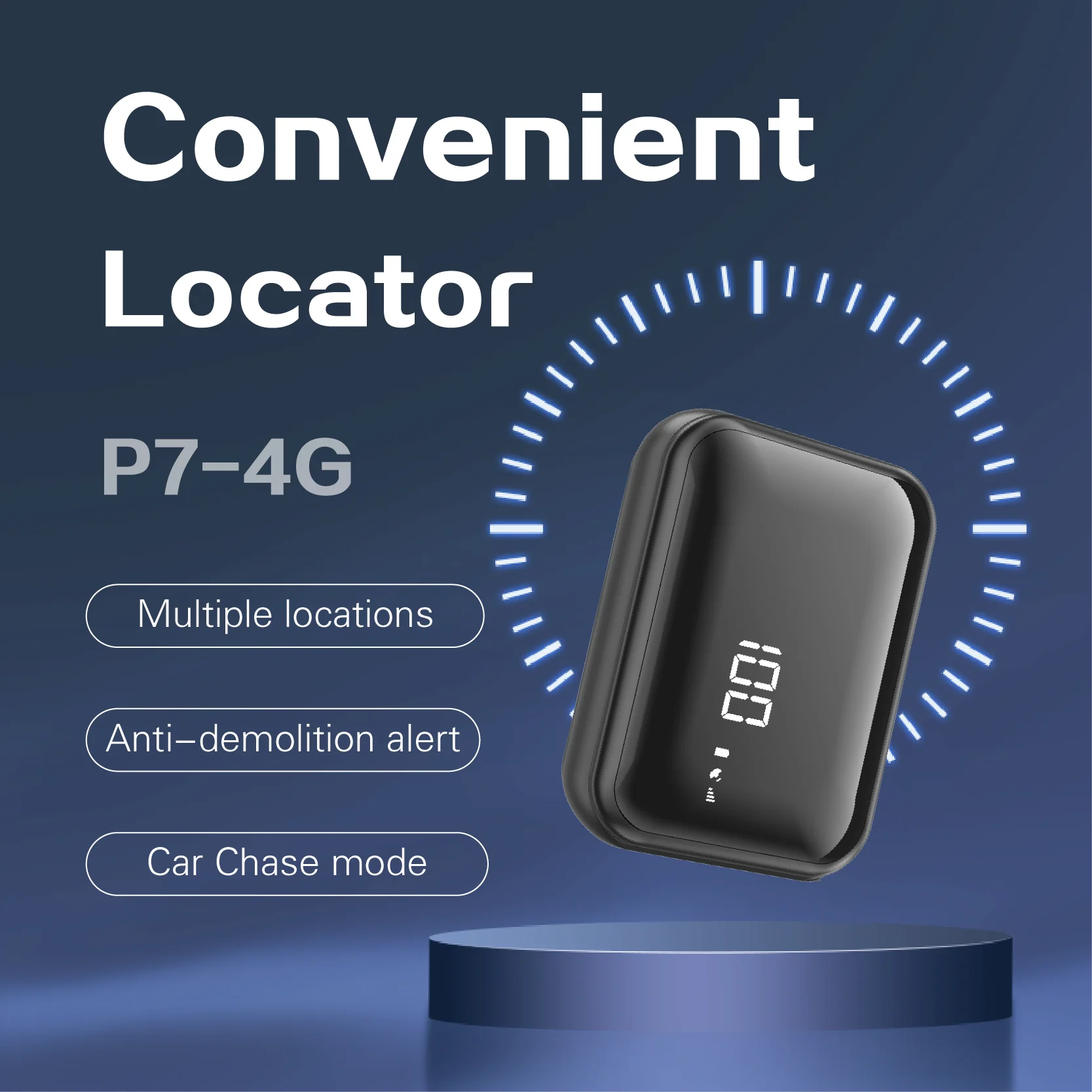 Long Battery Life 4G Smart Car GPS Tracker 3000mAh Portable Real-Time Location ACC Detection Android App LBS/AGPS PC GSM/GPRS