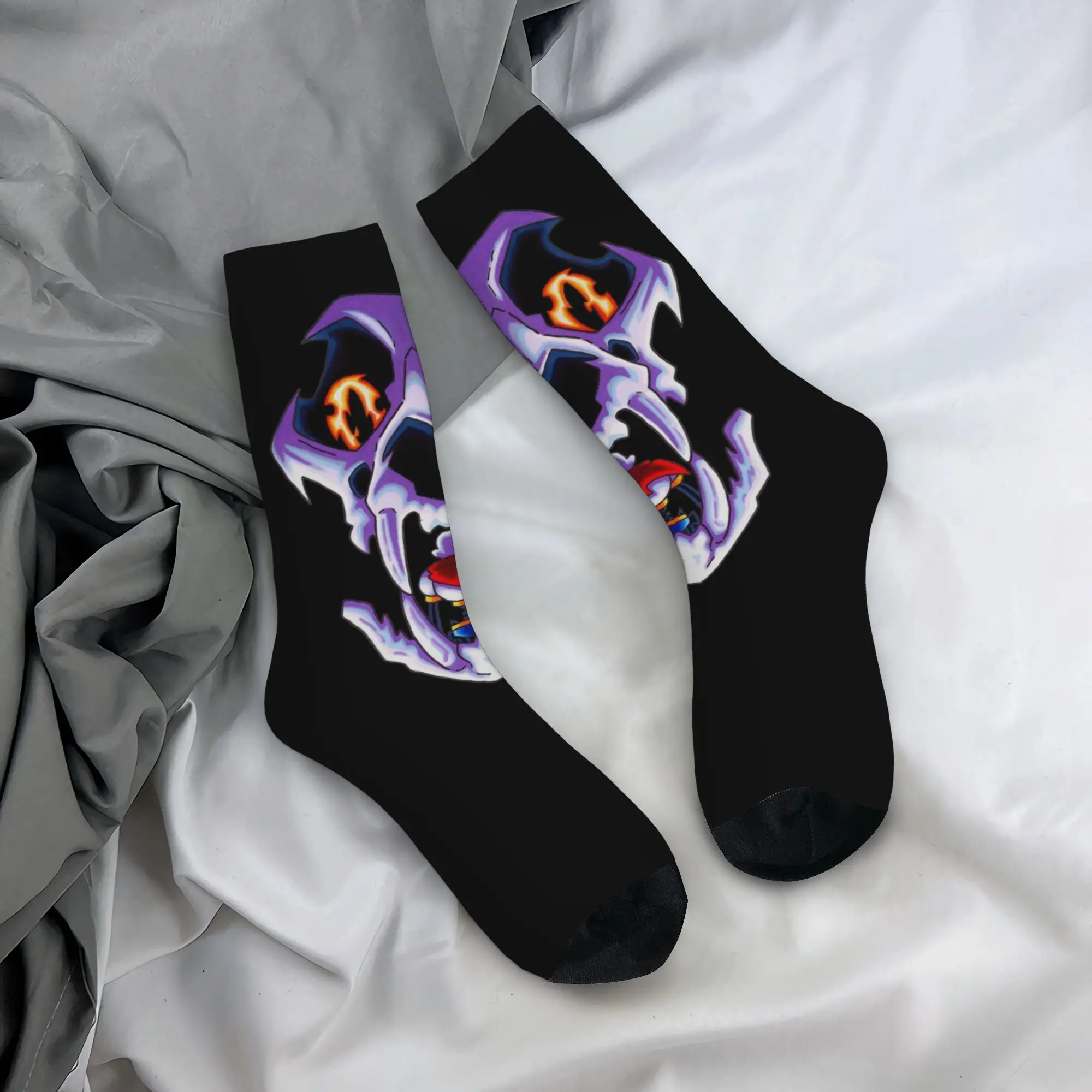 Winter Warm Crazy Design Men's Women's Game Undertales Papyrus Socks  Non-slip Skateboard Socks