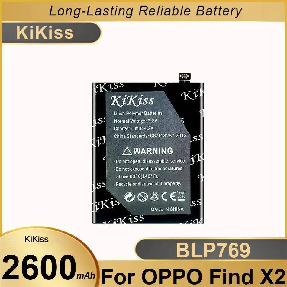 

For Oppo Find X2 2600Mah Mobile Phone Battery BLP769 Reliable Power