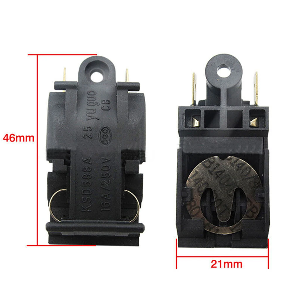 2pcs Kettle Switch 16A Power ​Electric Kettle Thermostat Switch Steam Kitchen Automatic Power Off Switch Electric Tools