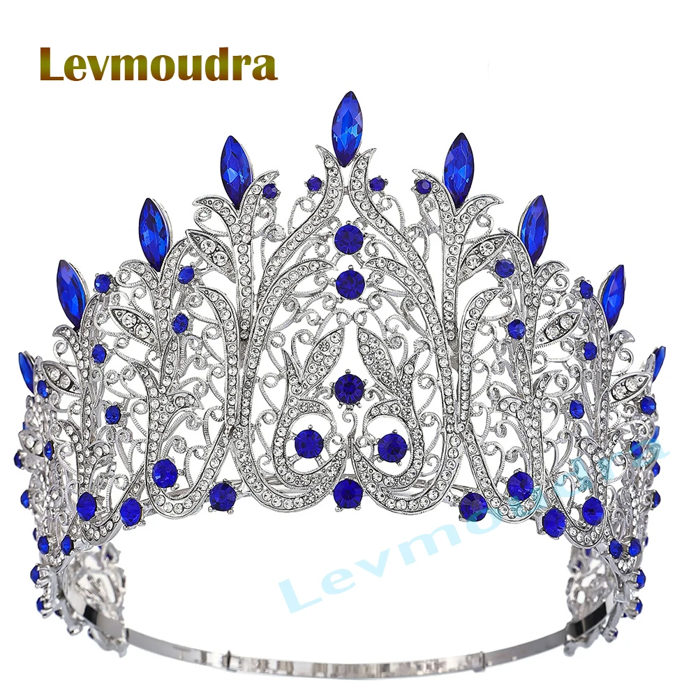

Levmoudra Wedding Headdress Luxury Tiaras Crowns For Women Sweet 16 Pageant Prom Hair Jewelry Headpiece