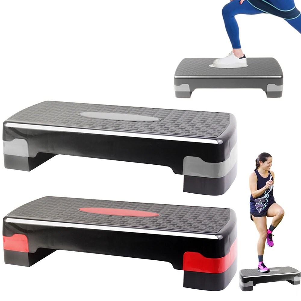 Aerobic Exercise Step Adjustable Aerobic Stepper for Exercise Workout Step Platform for Step Up Women Home Gym Cardio Fitness