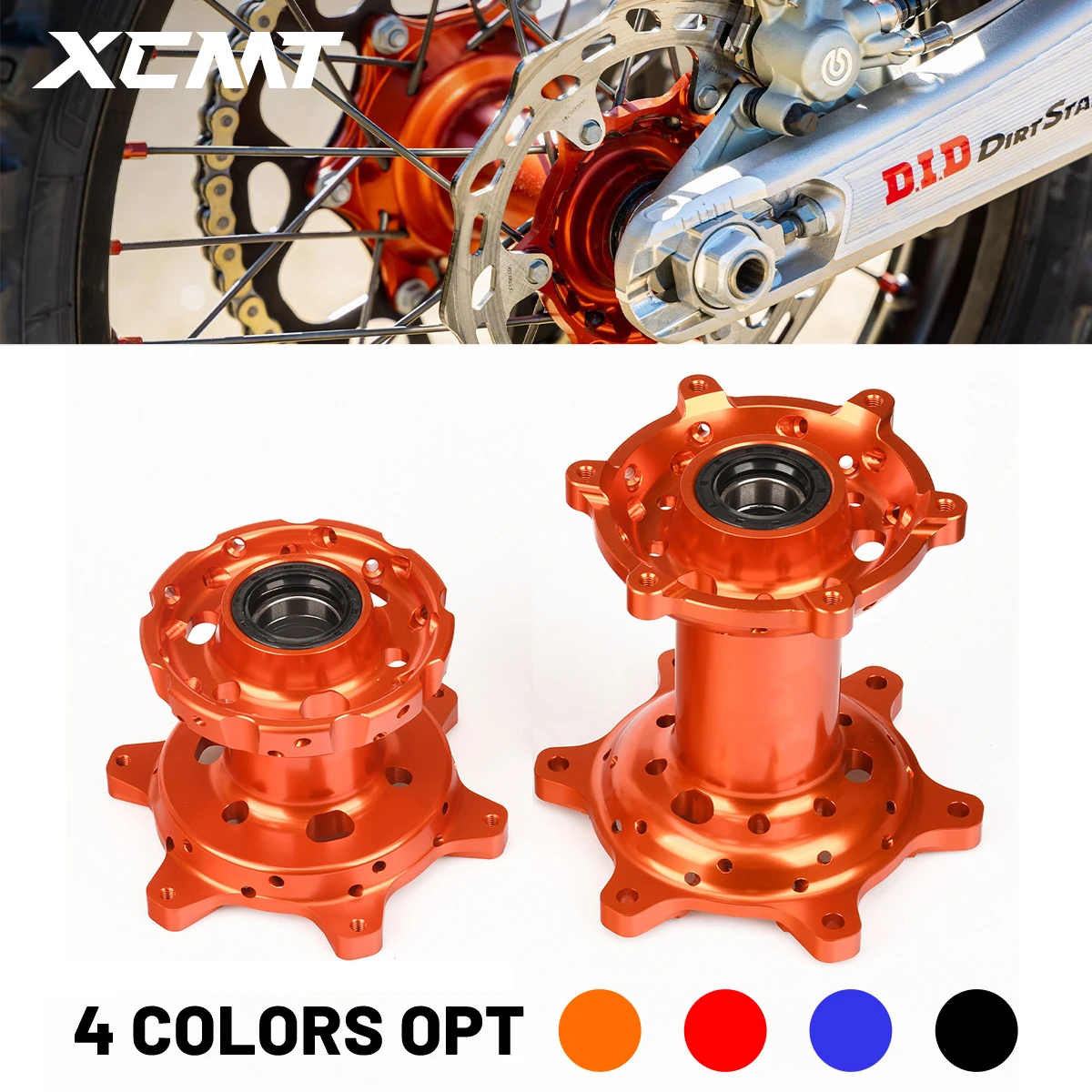 

Motorcycle CNC Front Rear Wheel Hub 36 Holes Rims Spokes For KTM SX XC EXC SMR450 HUSQVARNA TE FE GASGAS MC EC 125-450 2016-2023