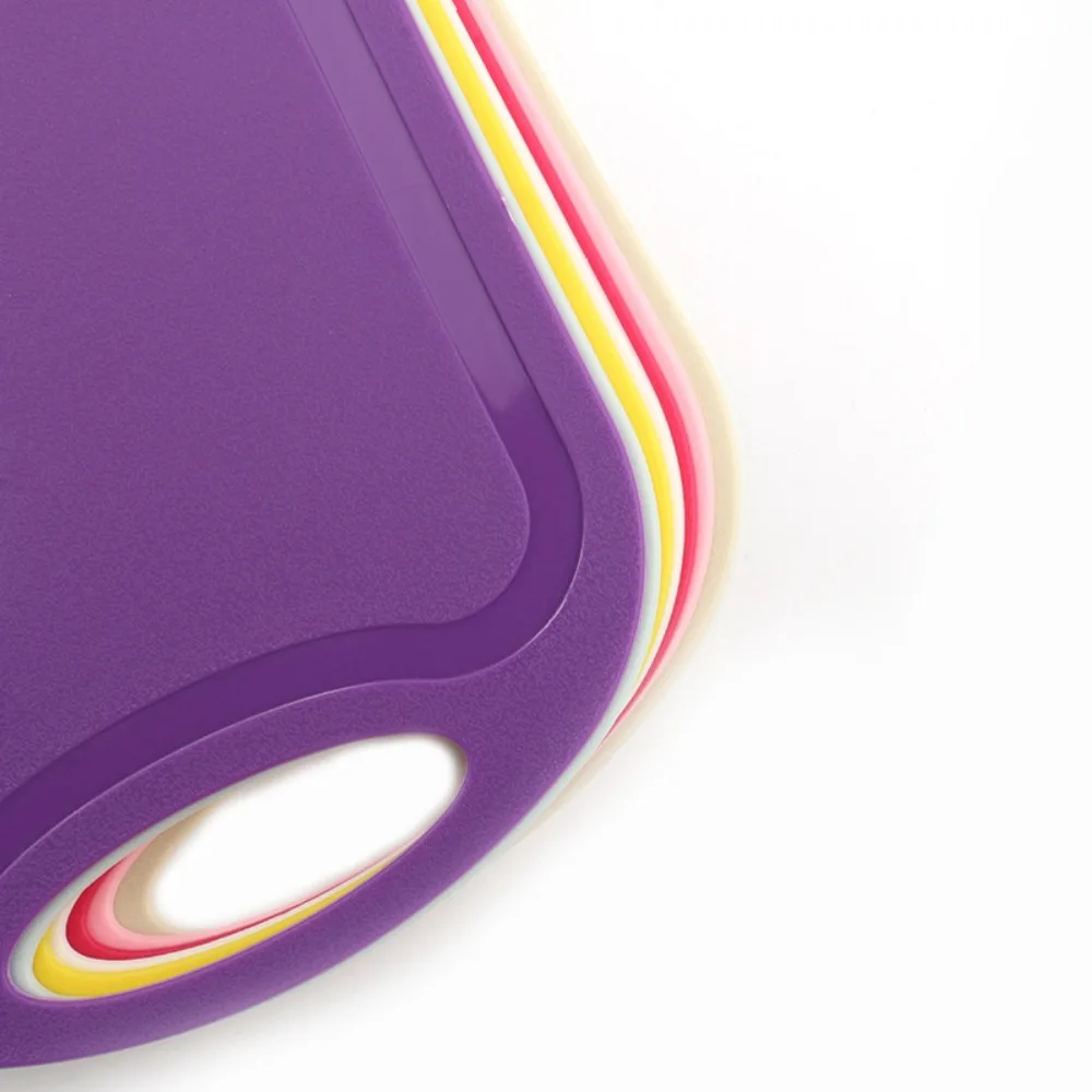 Plastic Chopping Board 25*16cm Baby Food Supplement Cutting Board Portable Non-Slip Fruit Vegetable Chopping Board Kitchen Tools