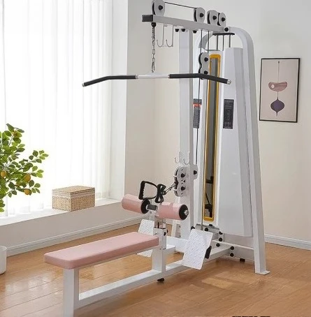 

Тренажер с высоким и низким вытягиванием, женское оборудование для тренировки мышц спины, тренировка с высоким и низким вытяжкой для частной учебной студии