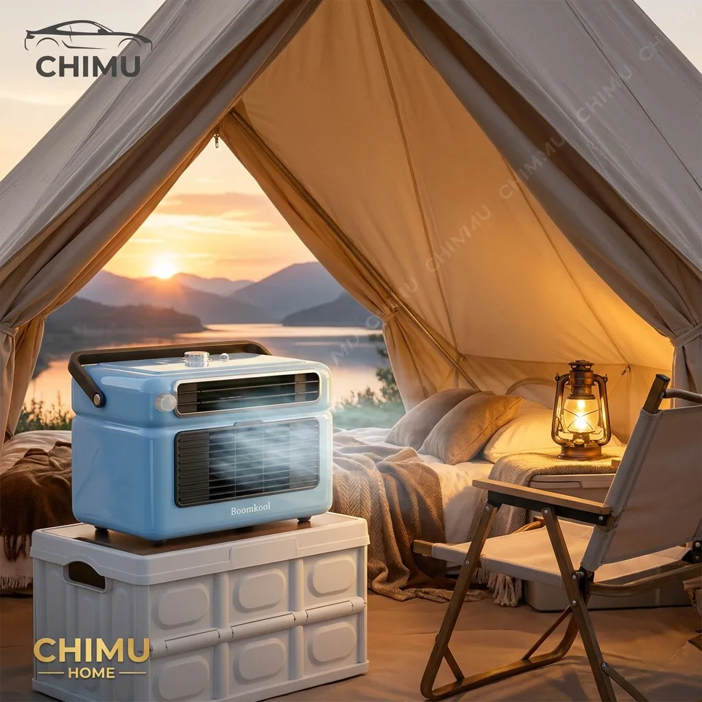 【CHIMU HOME】 for Outdoor RV Truck Series Portable DC 12V 24V Air Conditioner Japanese Tech Inverter Compressor System