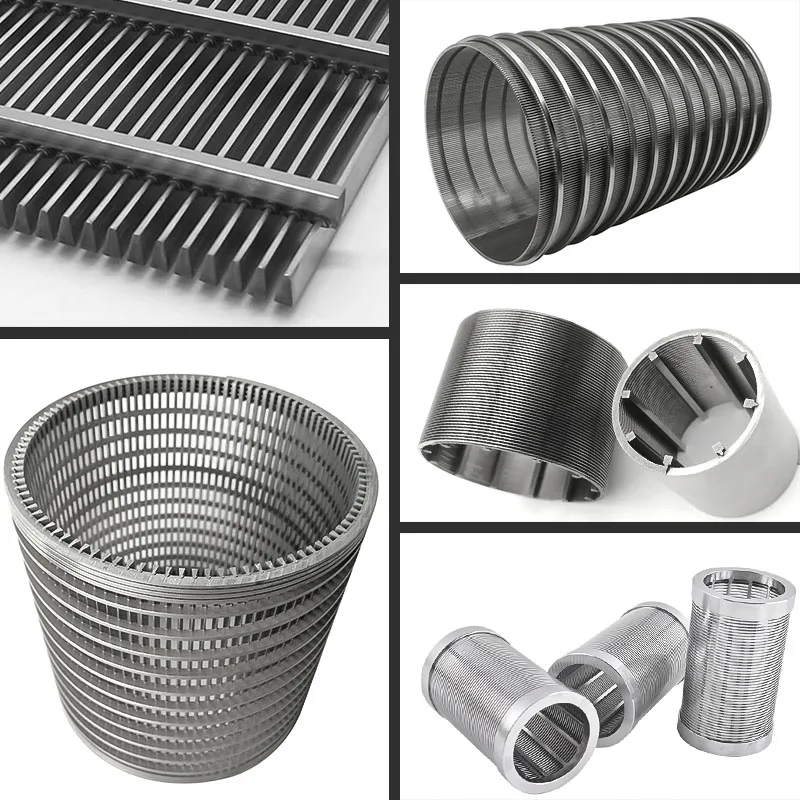New Stainless Steel Wedge Wire Sieve Screen Rotary Drum Filter Large Diameter For Fish Ponds Aquaculture