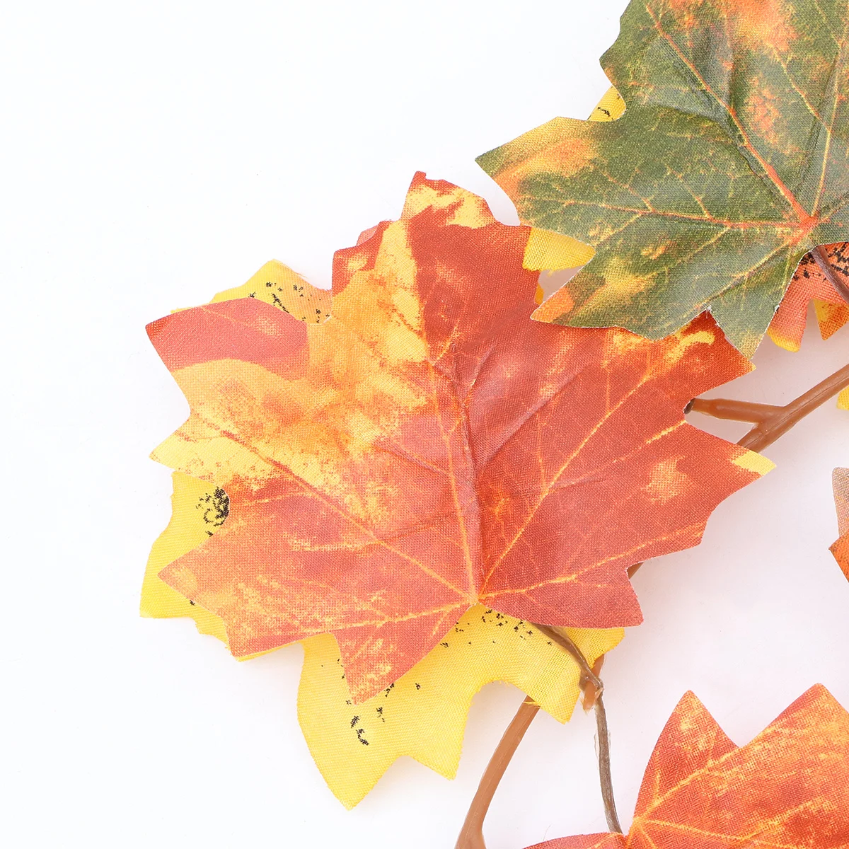 

1Pcs Artificial Maple Rattan Simulated Leaves Hanging Decoration for Home Garden Thanksgiving Halloween Party Festival